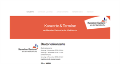 Desktop Screenshot of hamelner-kantorei.de